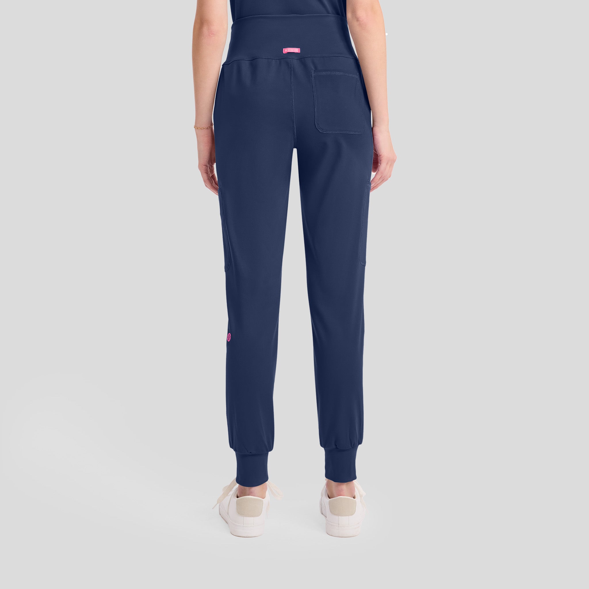 5-Pocket STRETCH High-Rise Cargo Jogger | Navy