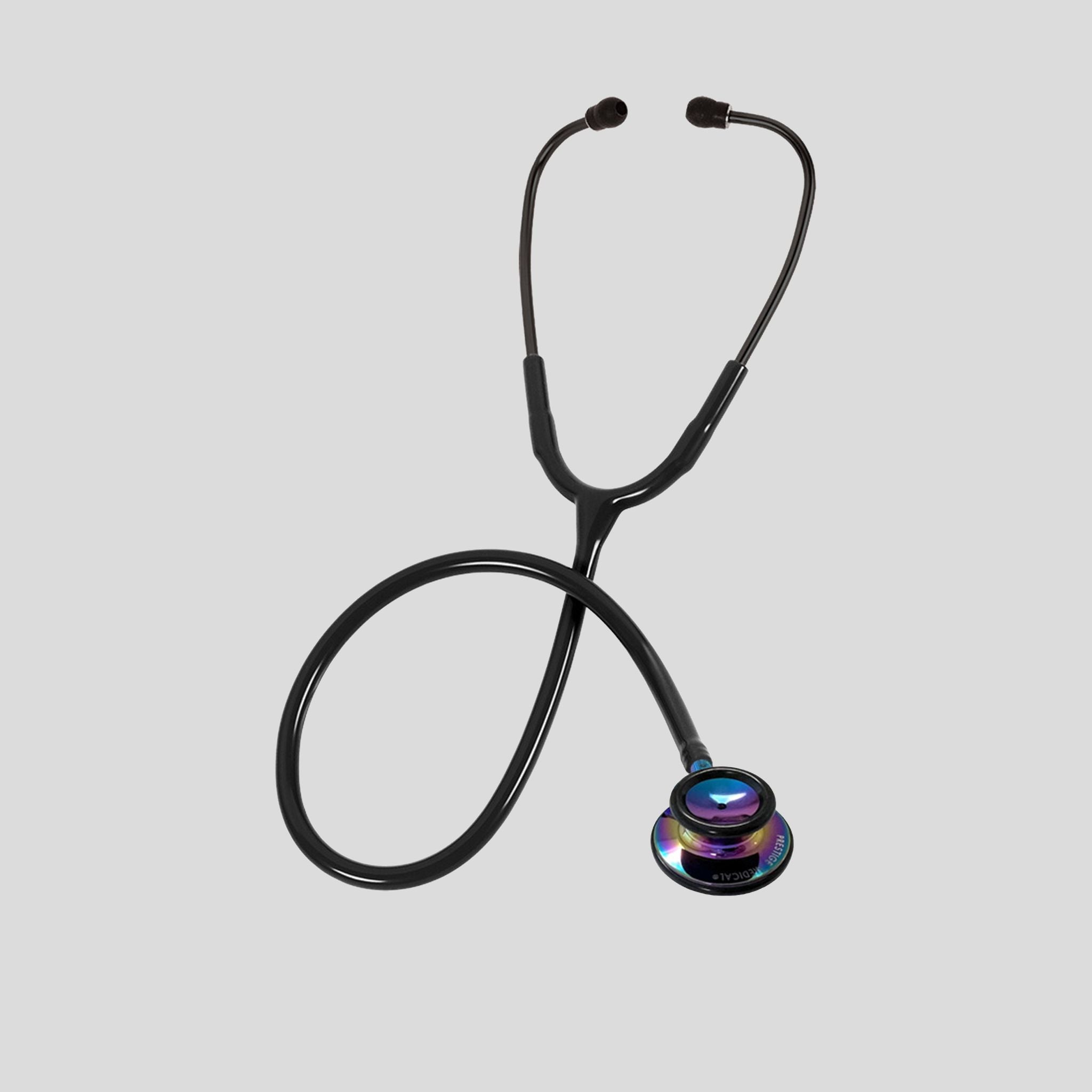 Clinical Lite™ Stethoscope | Rainbow Stealth Black