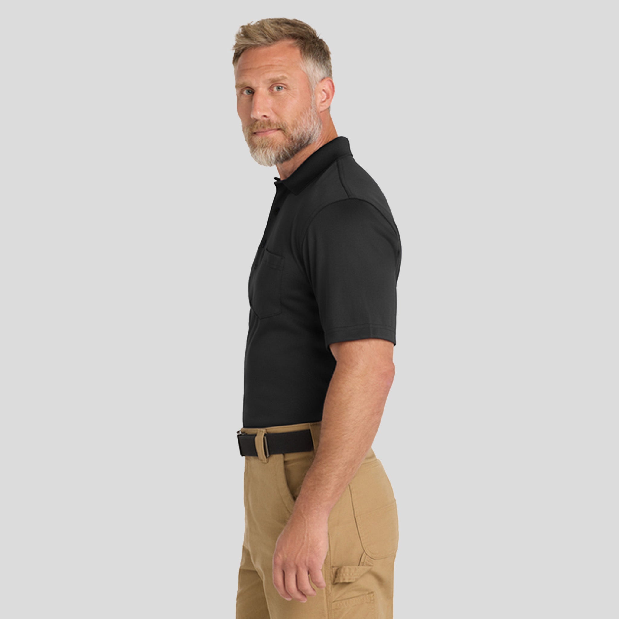 Select Snag-Proof Pocket Polo | Black