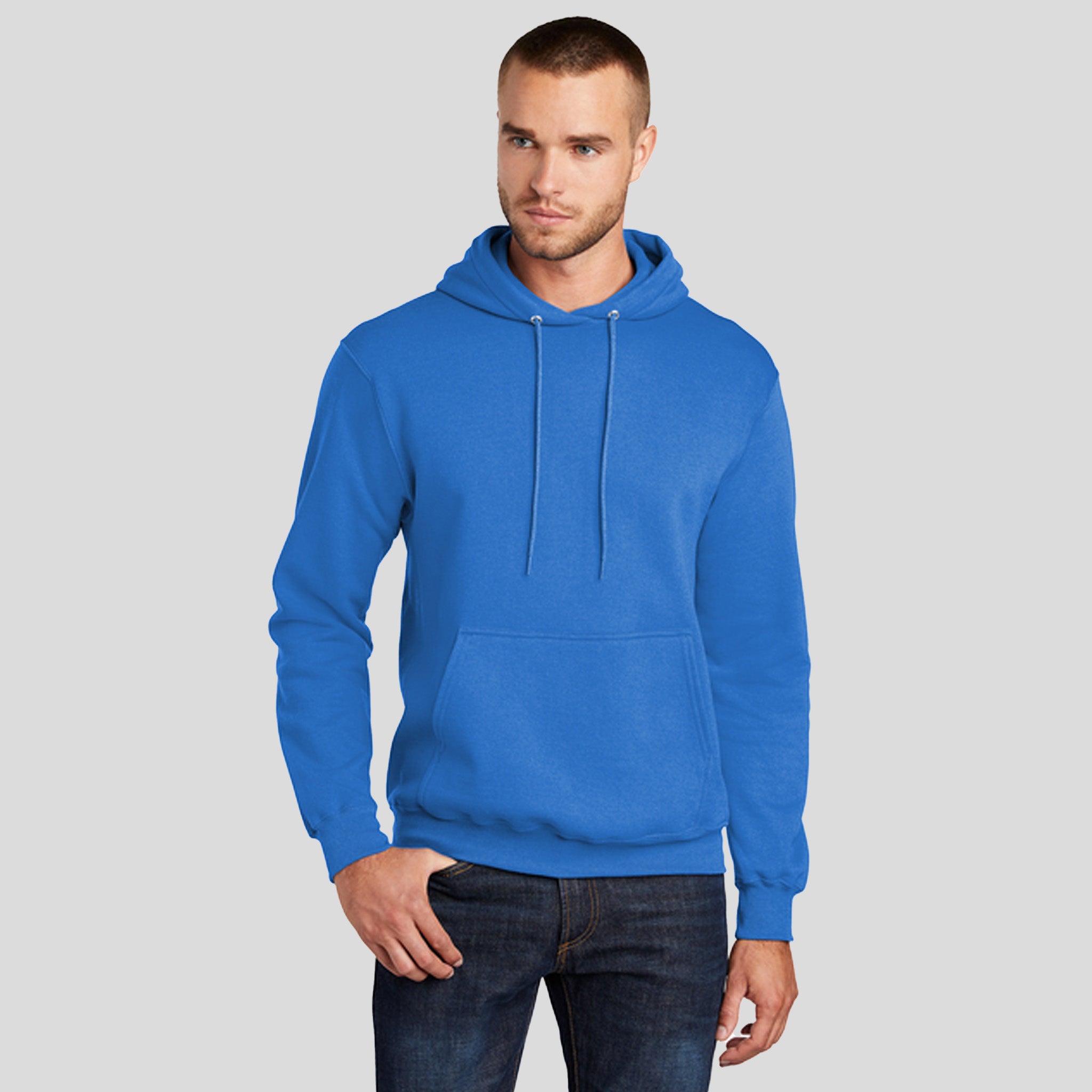 Tall Core Fleece Pullover Hooded Sweatshirt | Royal