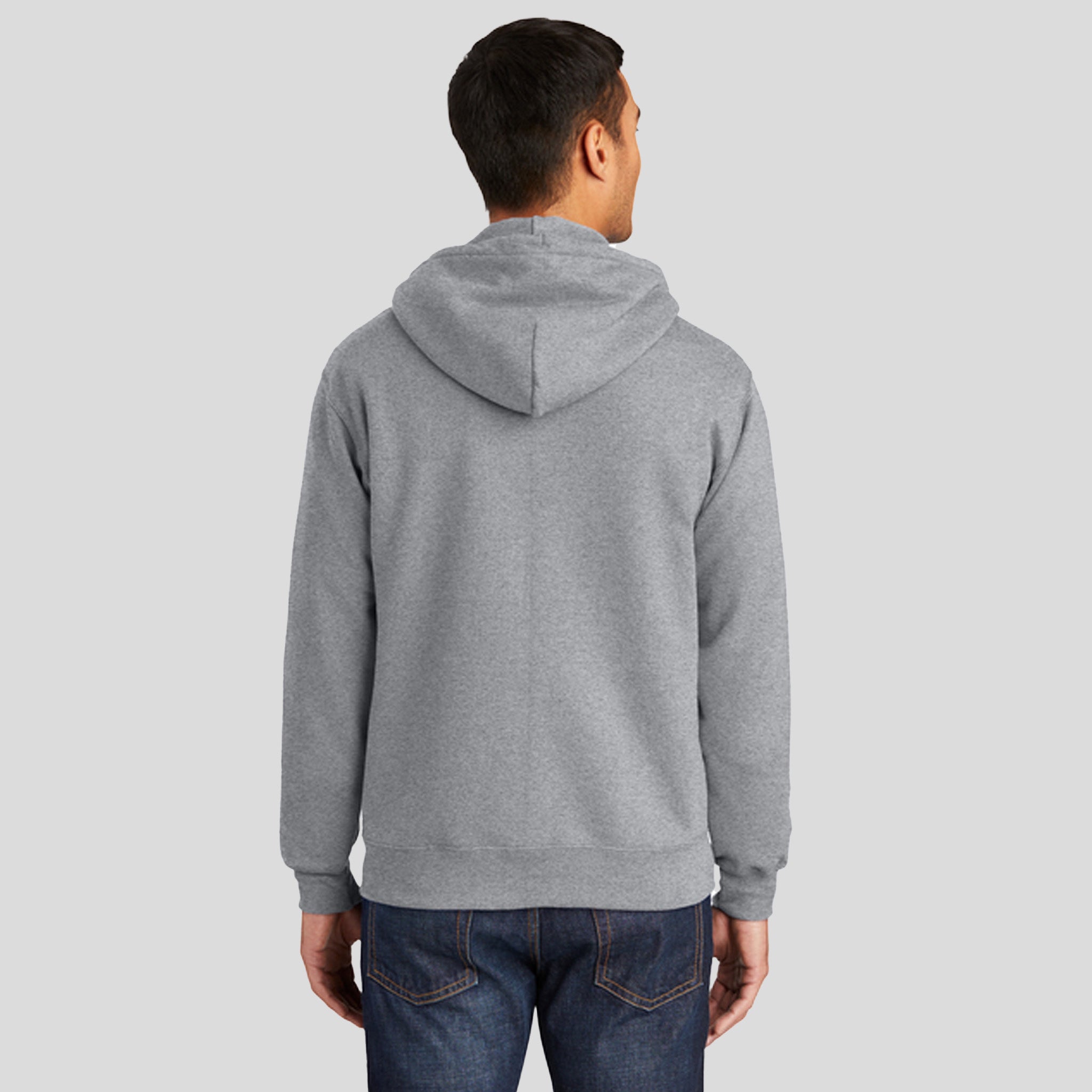 Tall Essential Fleece Full-Zip Hooded Sweatshirt | Athletic Heather