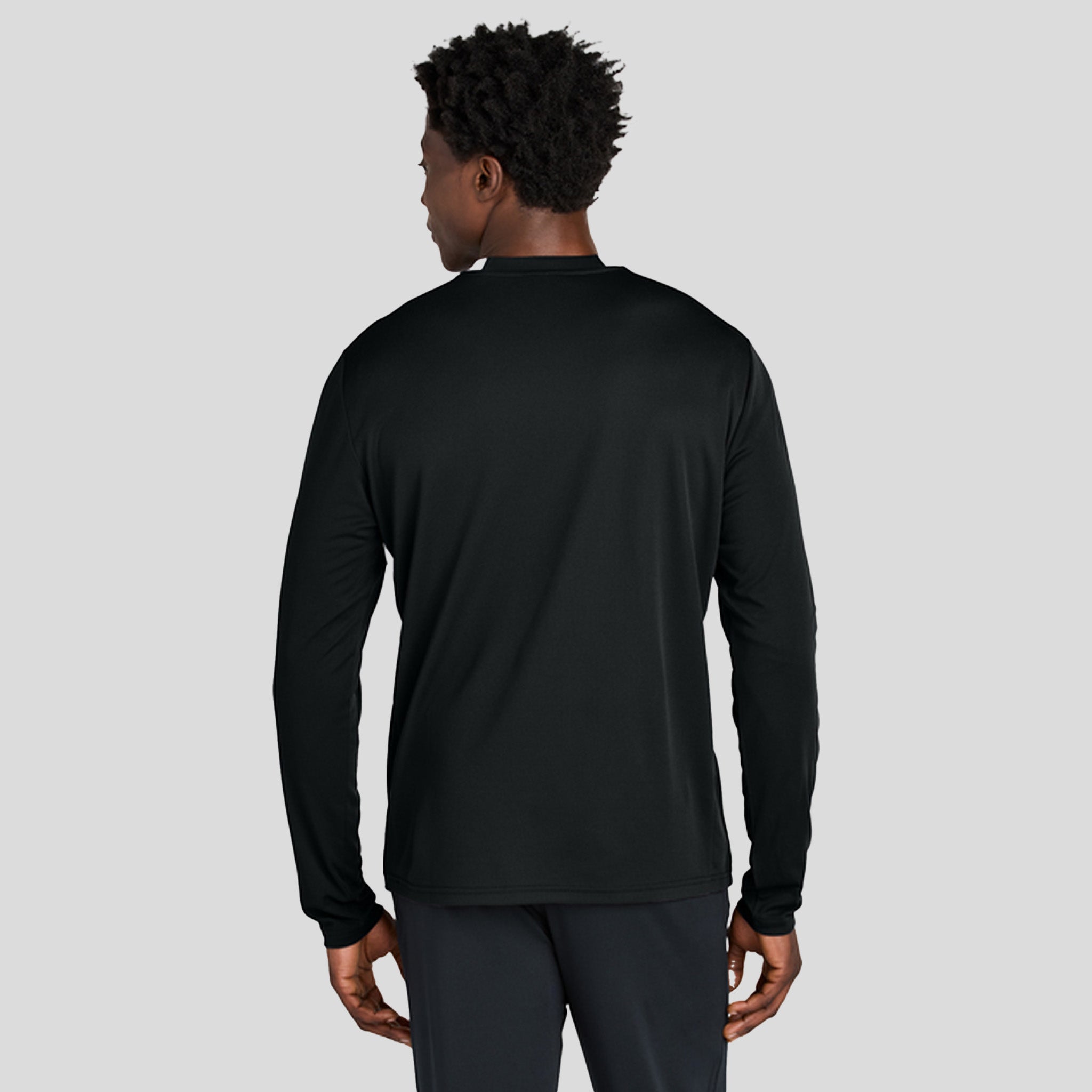 Club 1/4-Zip Pullover | Black/White