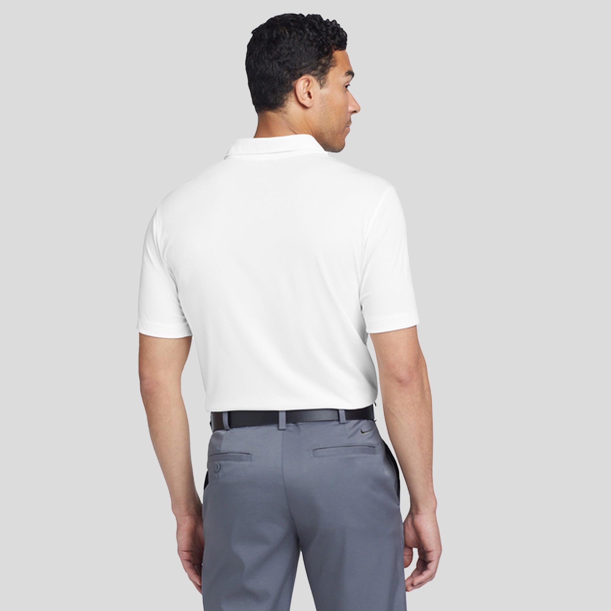 Dri-FIT Vertical Mesh Polo | White