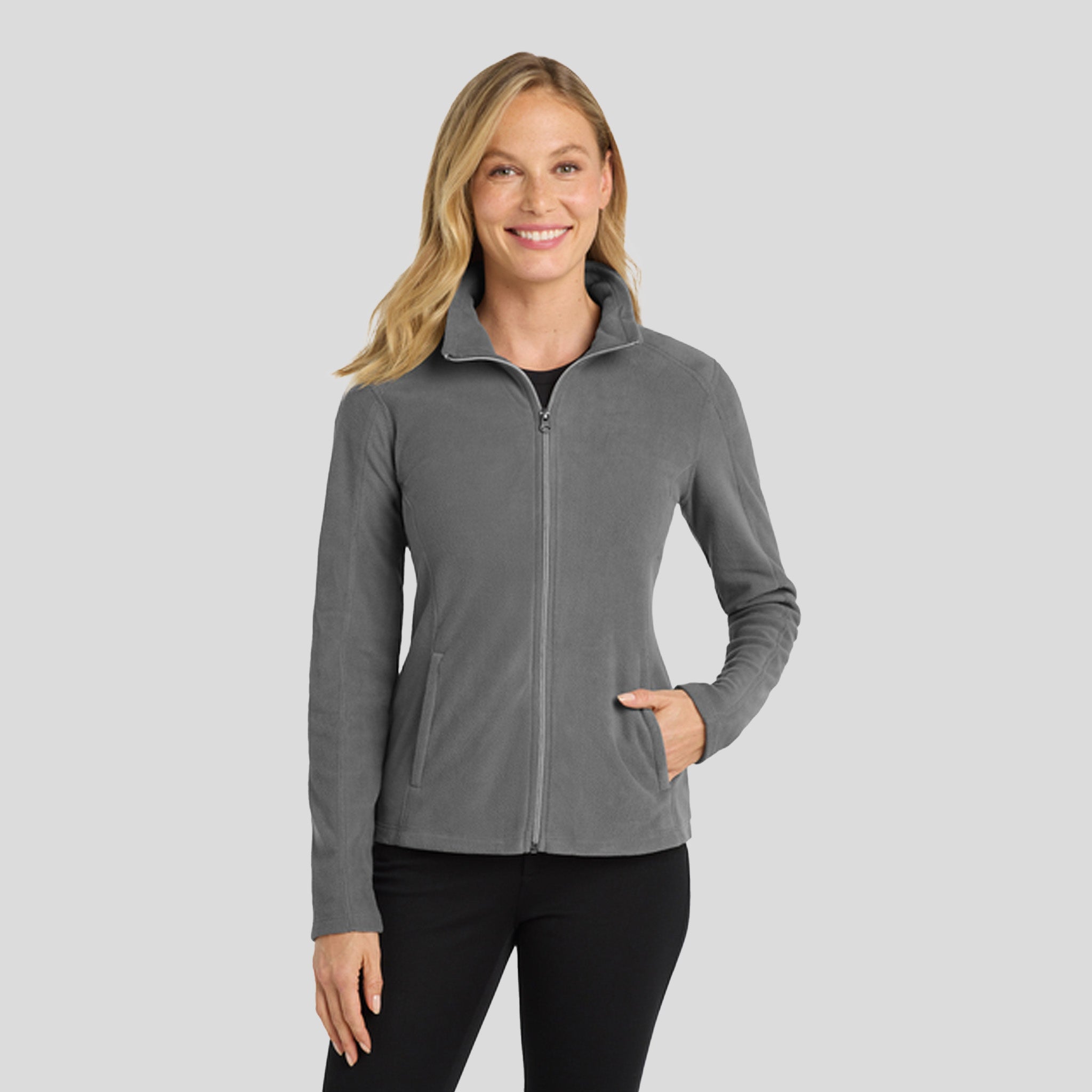 Women's Microfleece Jacket | Pearl Grey