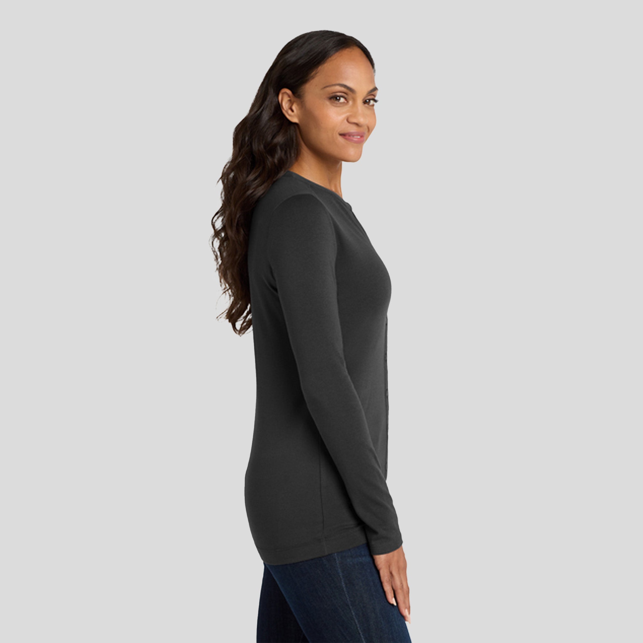 Women's Concept Stretch Button-Front Cardigan | Black