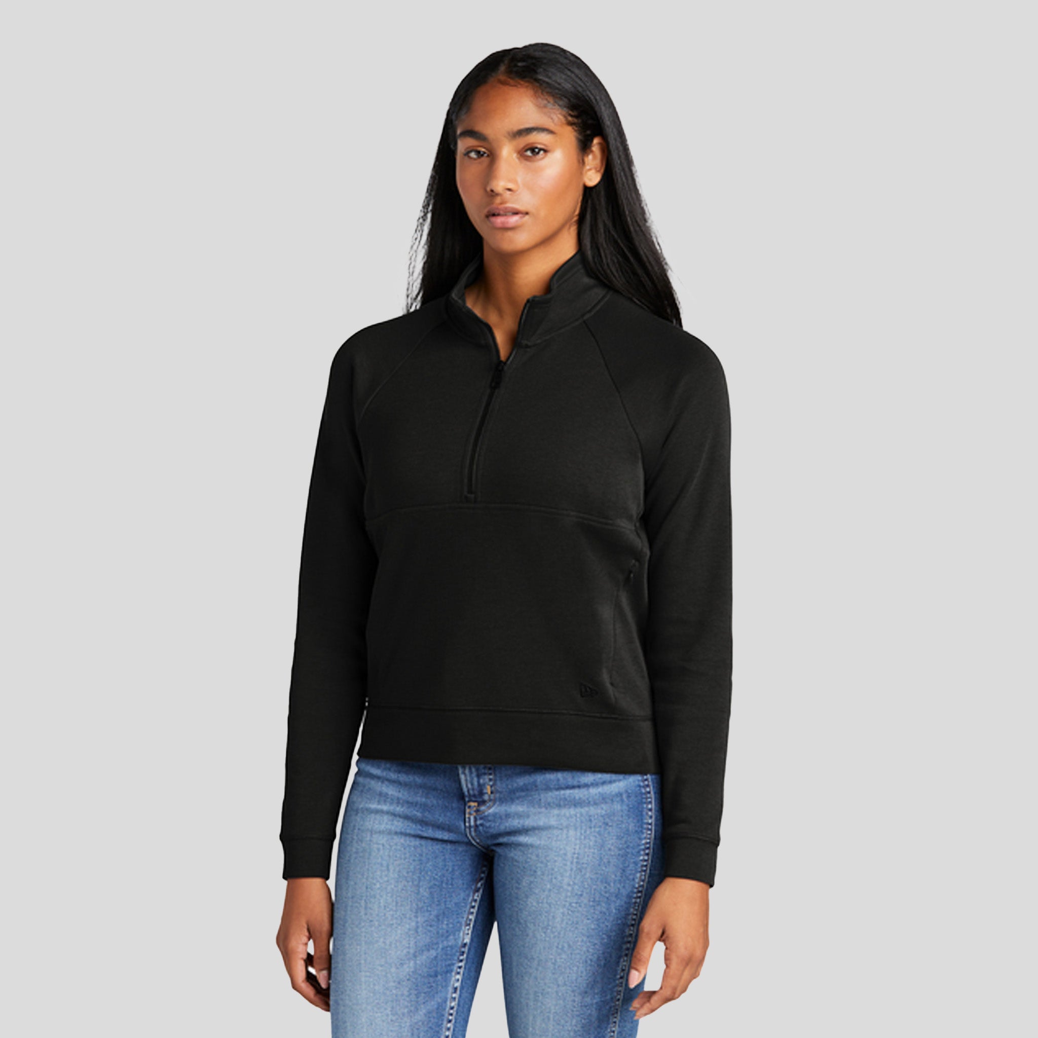 Women's STS 1/2-Zip | Black