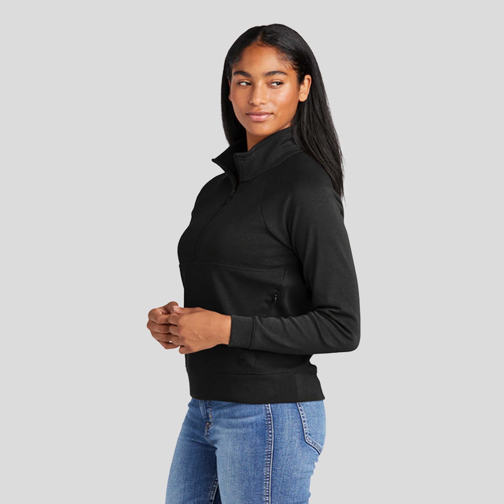 Women's STS 1/2-Zip | Black