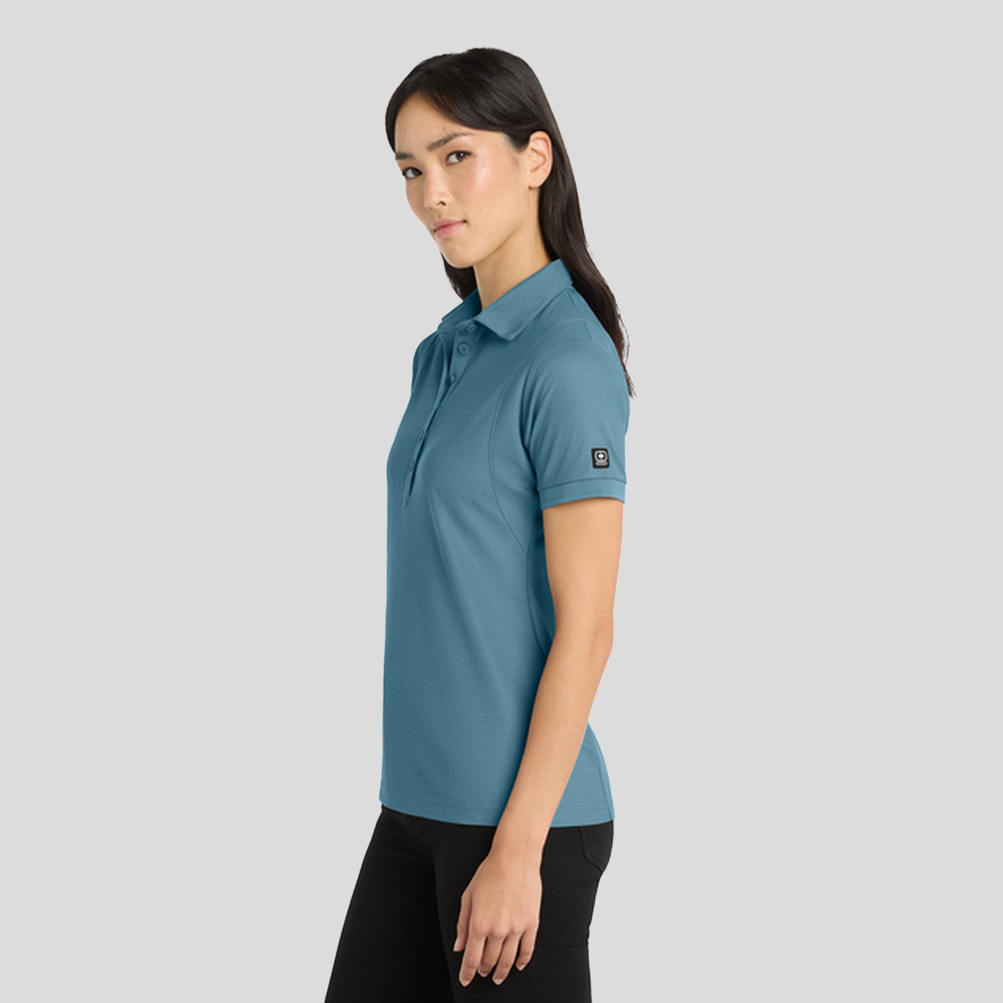 Jewel Polo | Blue Mist