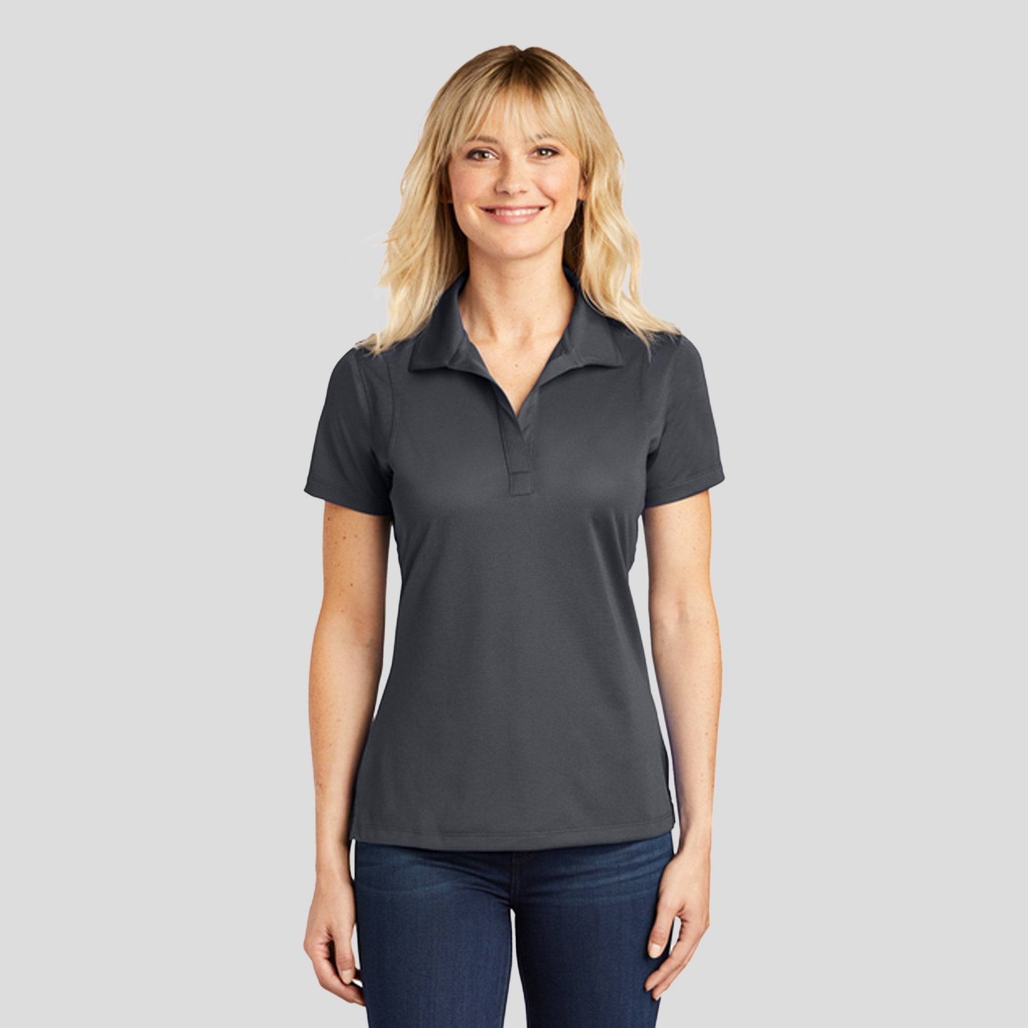 Women's Micropique Sport-Wick® Polo | Iron Grey