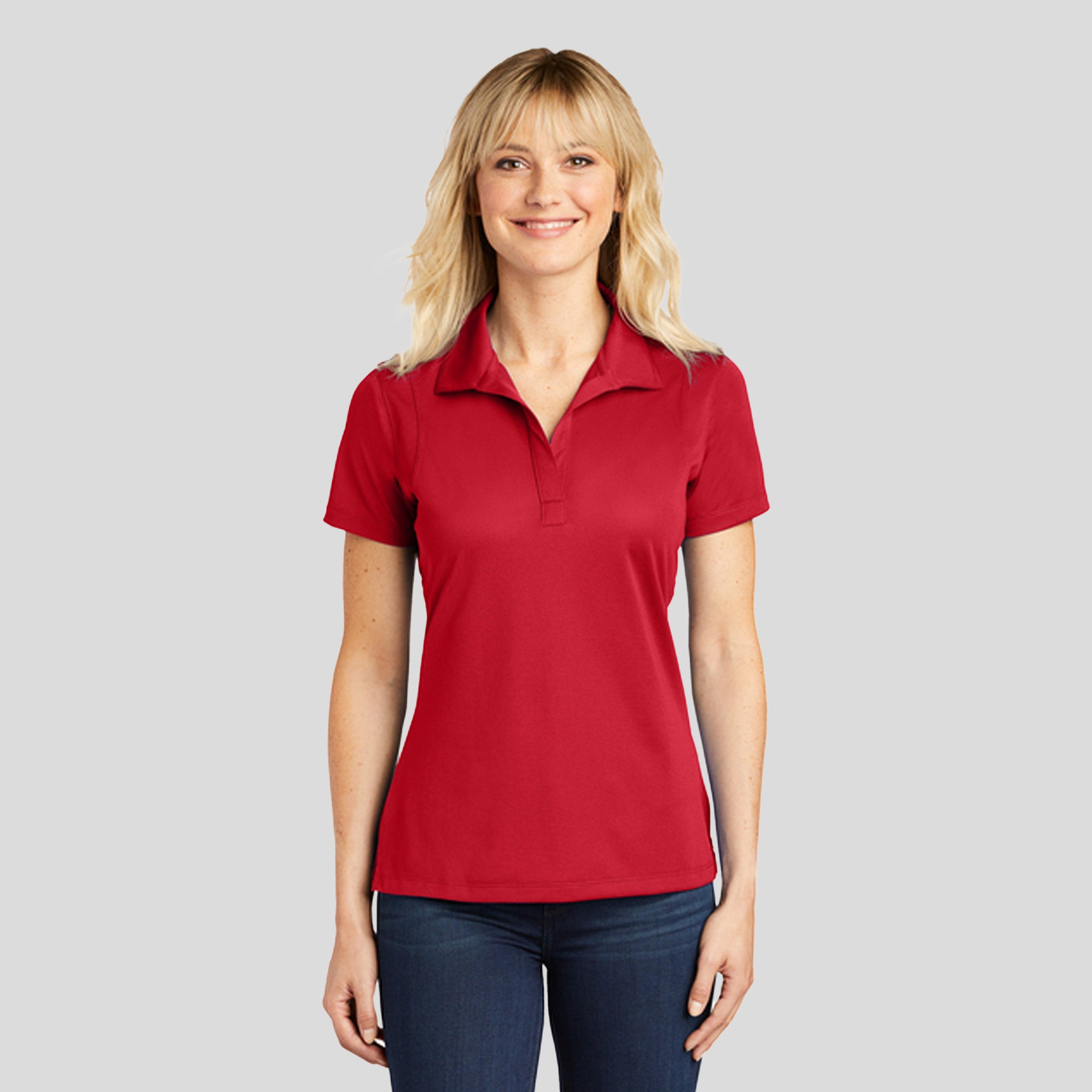 Women's Micropique Sport-Wick® Polo | Red