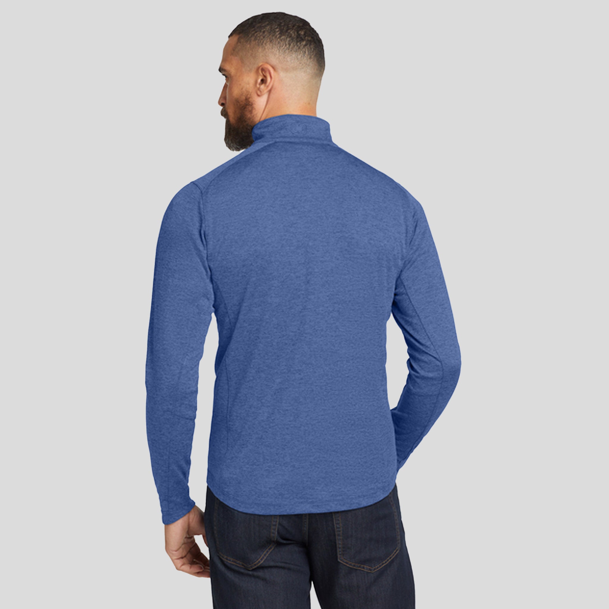 Pixel 1/4-Zip | Optic Blue