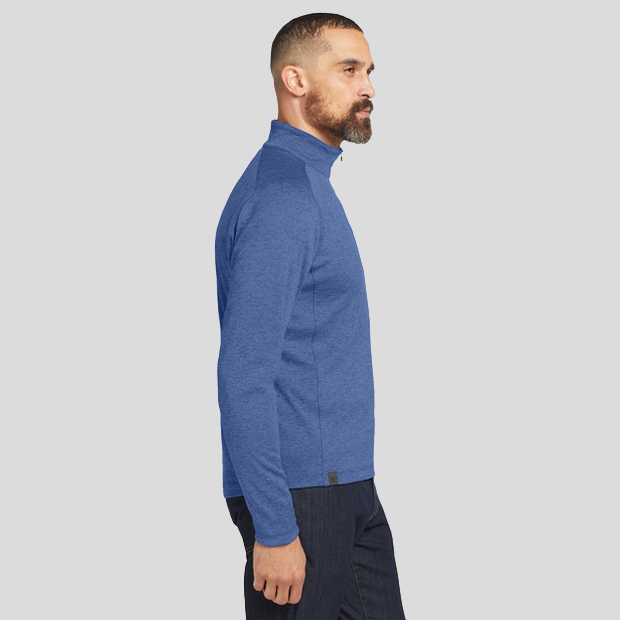Pixel 1/4-Zip | Optic Blue