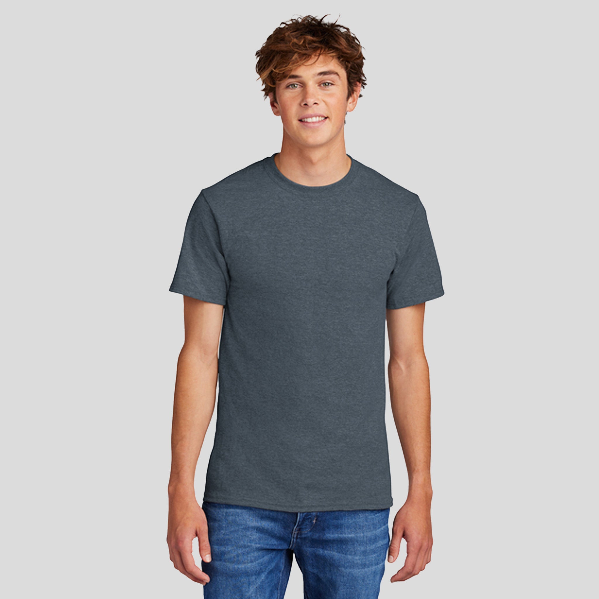 Core Blend Tee | Heather Navy