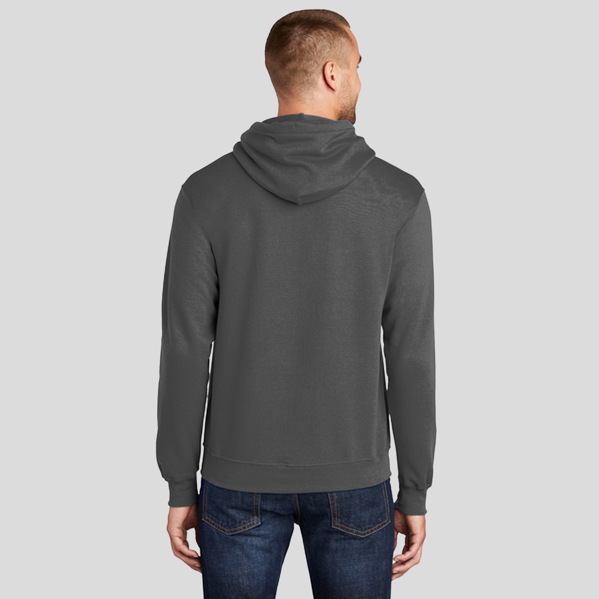 Core Fleece Pullover Hooded Sweatshirt | Coal Grey