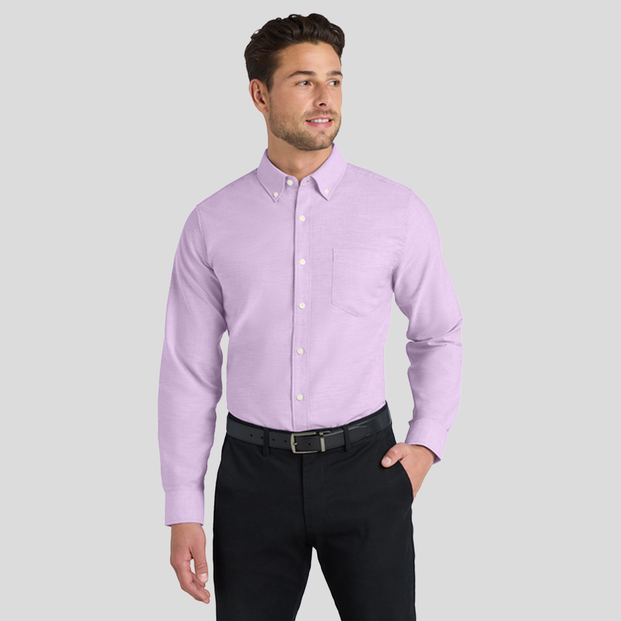 SuperPro™ Oxford Shirt | Soft Purple