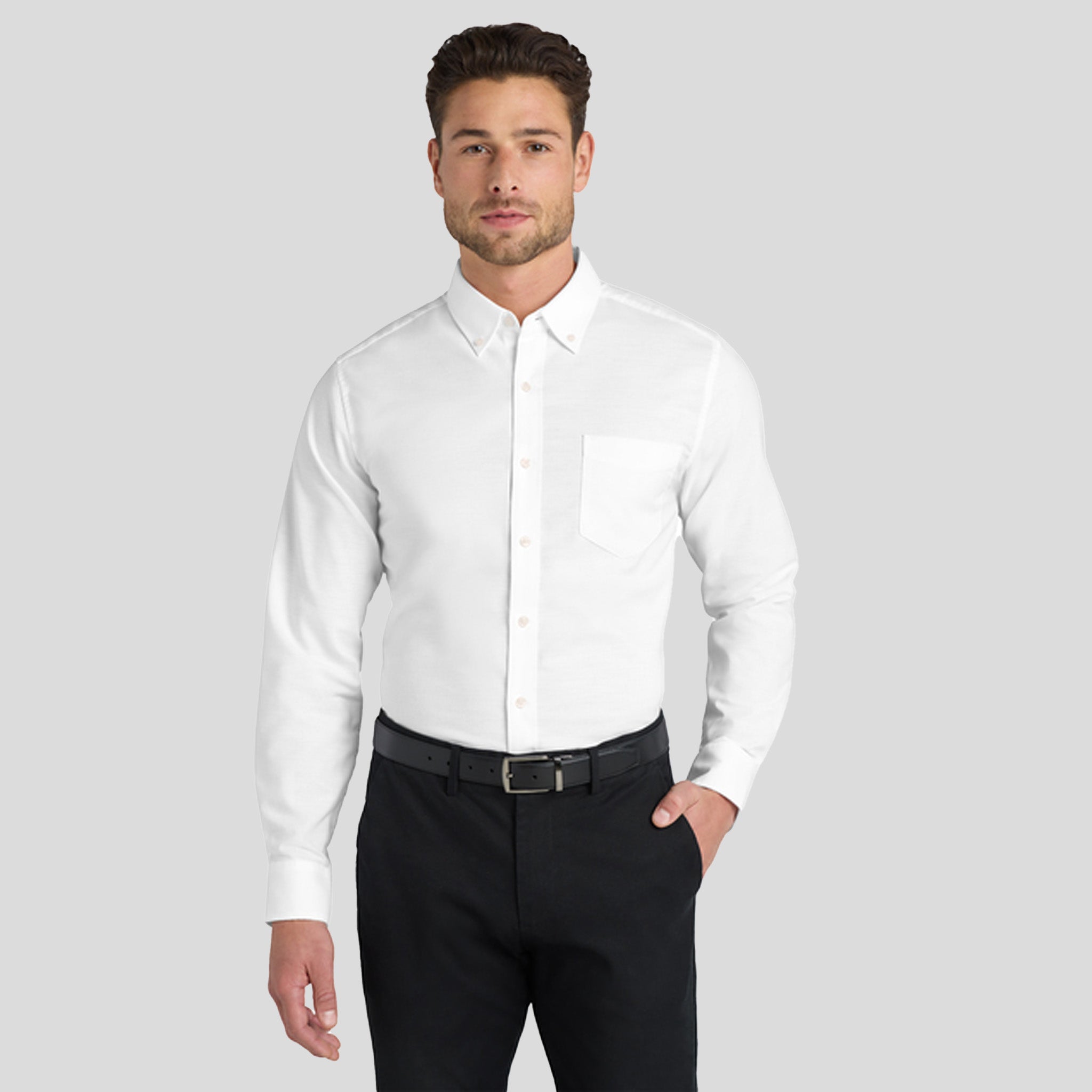 SuperPro™ Oxford Shirt | White