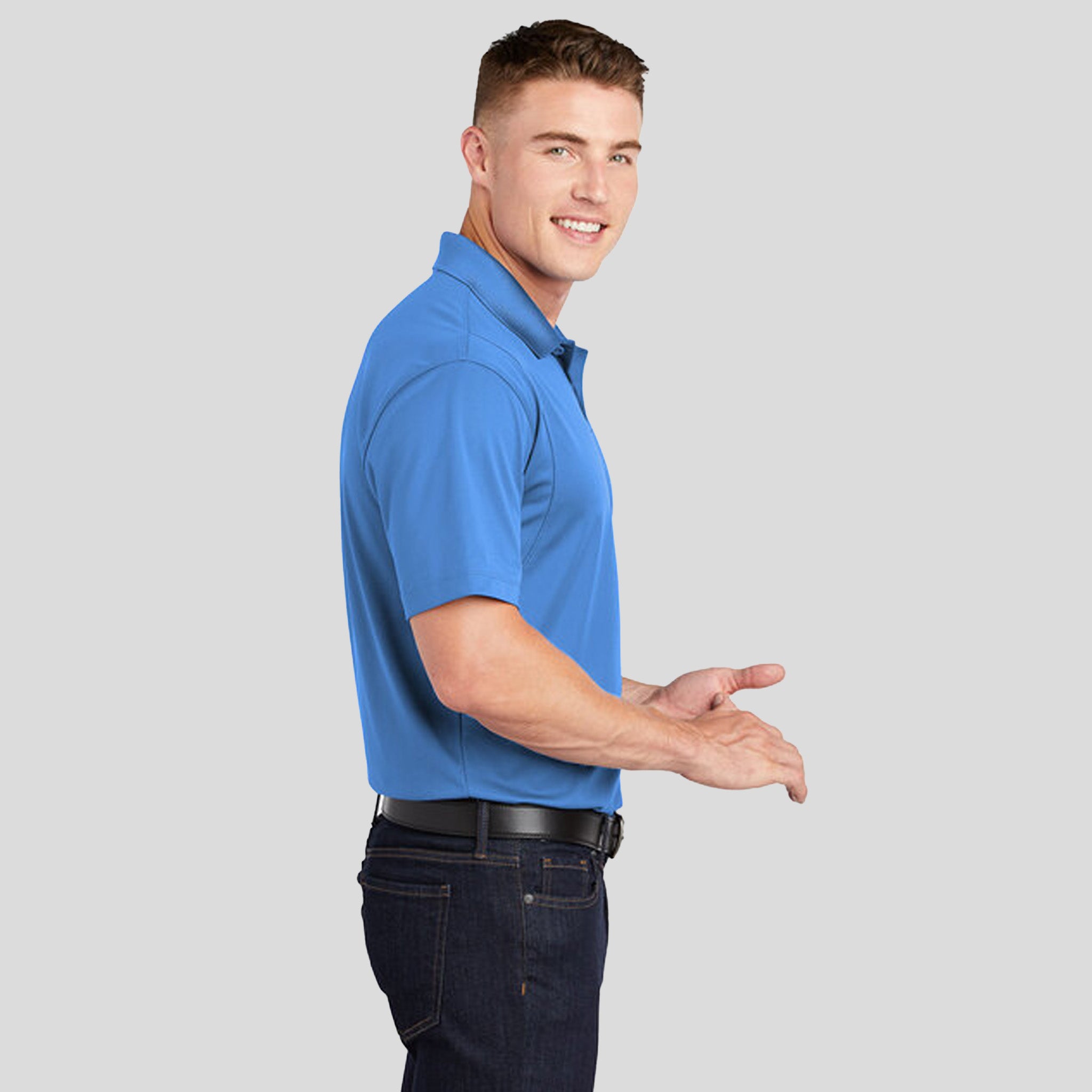 Micropique Sport-Wick® Polo | Blue Lake