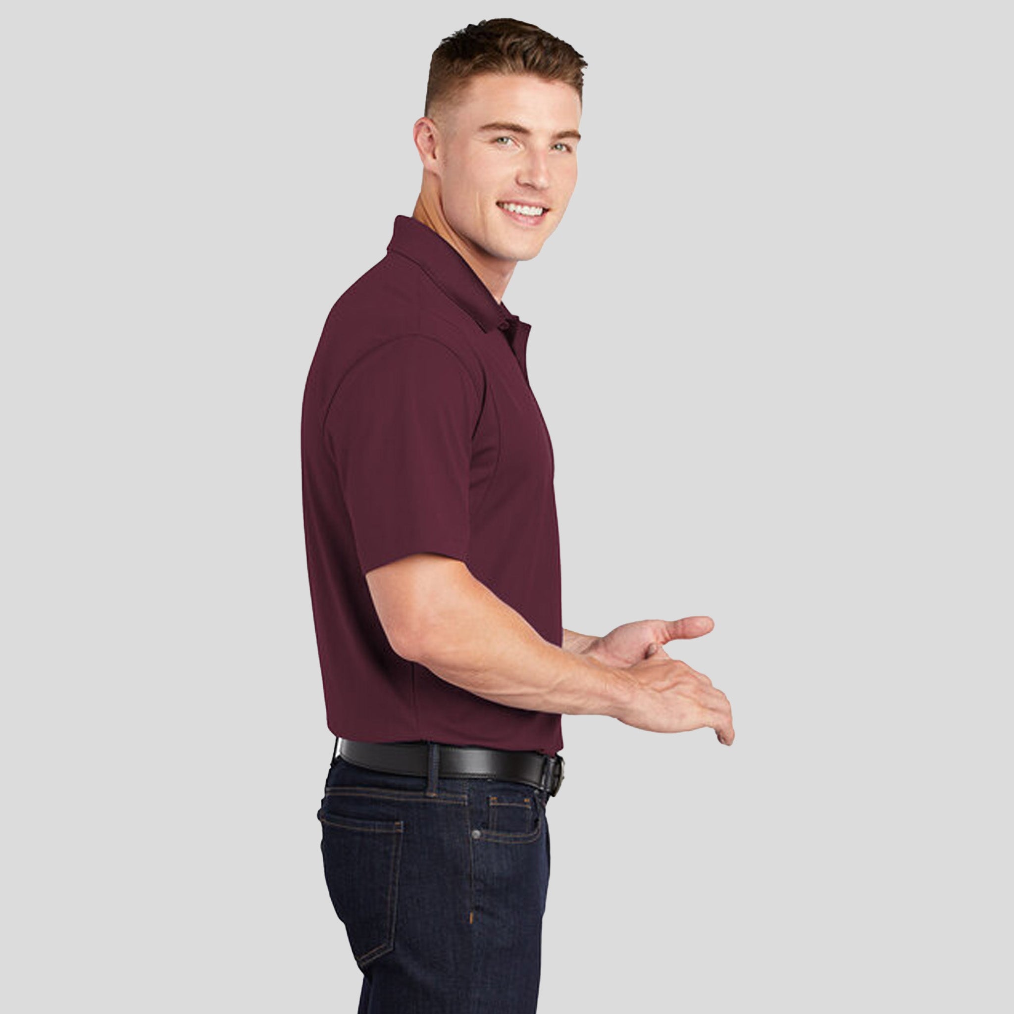 Micropique Sport-Wick® Polo | Maroon