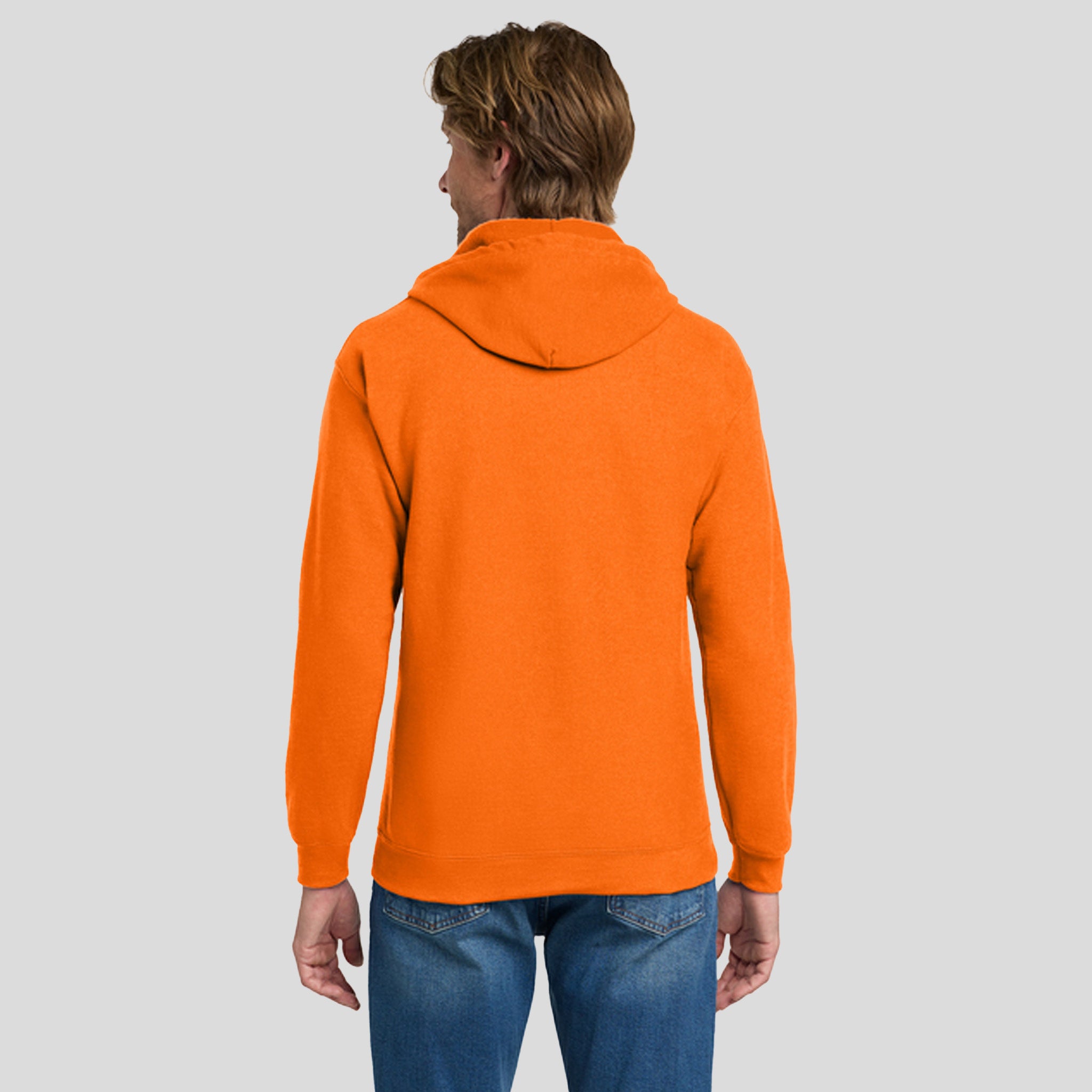 Heavy Blend™ Full-Zip Hooded Sweatshirt | Safety Orange
