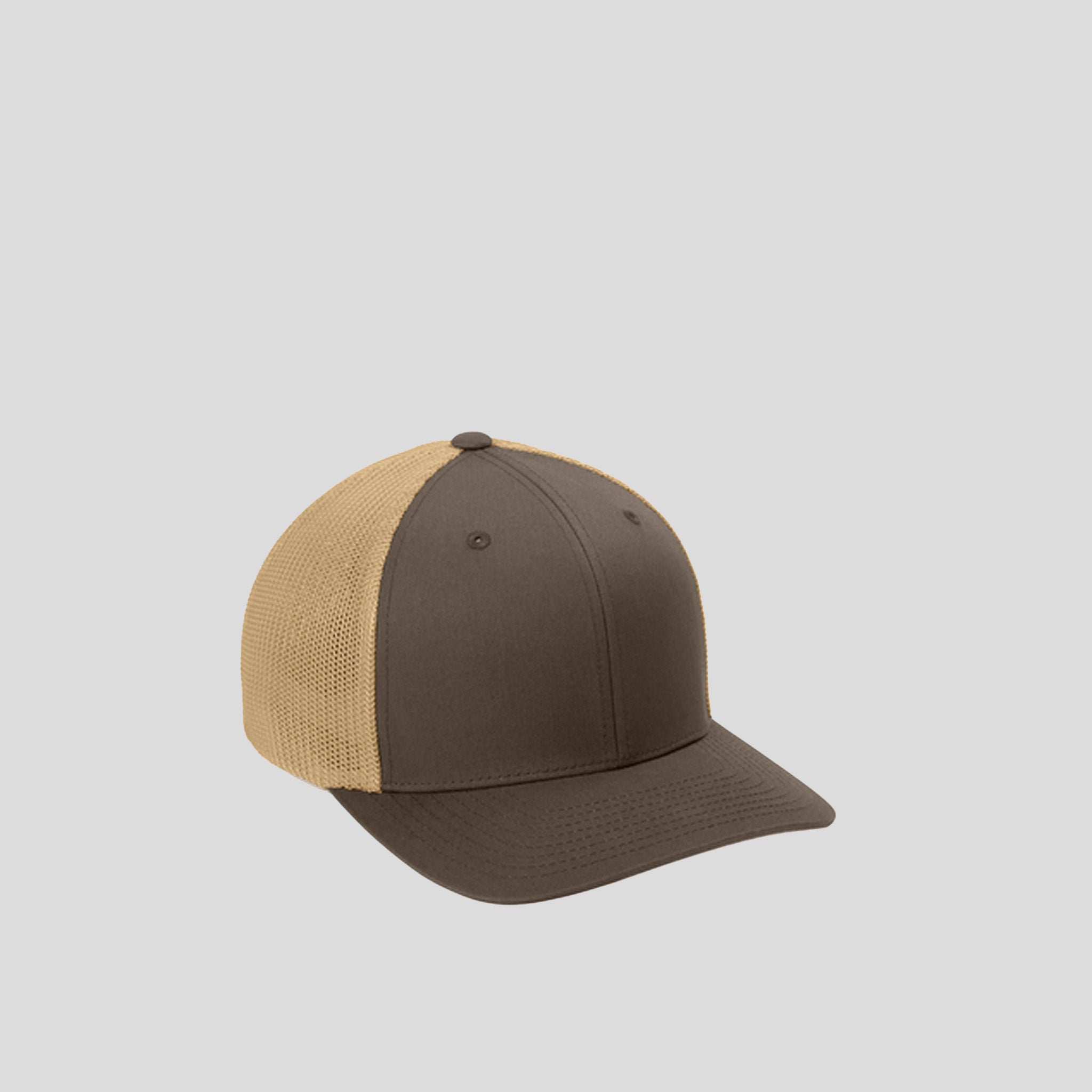 Flexfit® Mesh Back Cap | Brown/Khaki