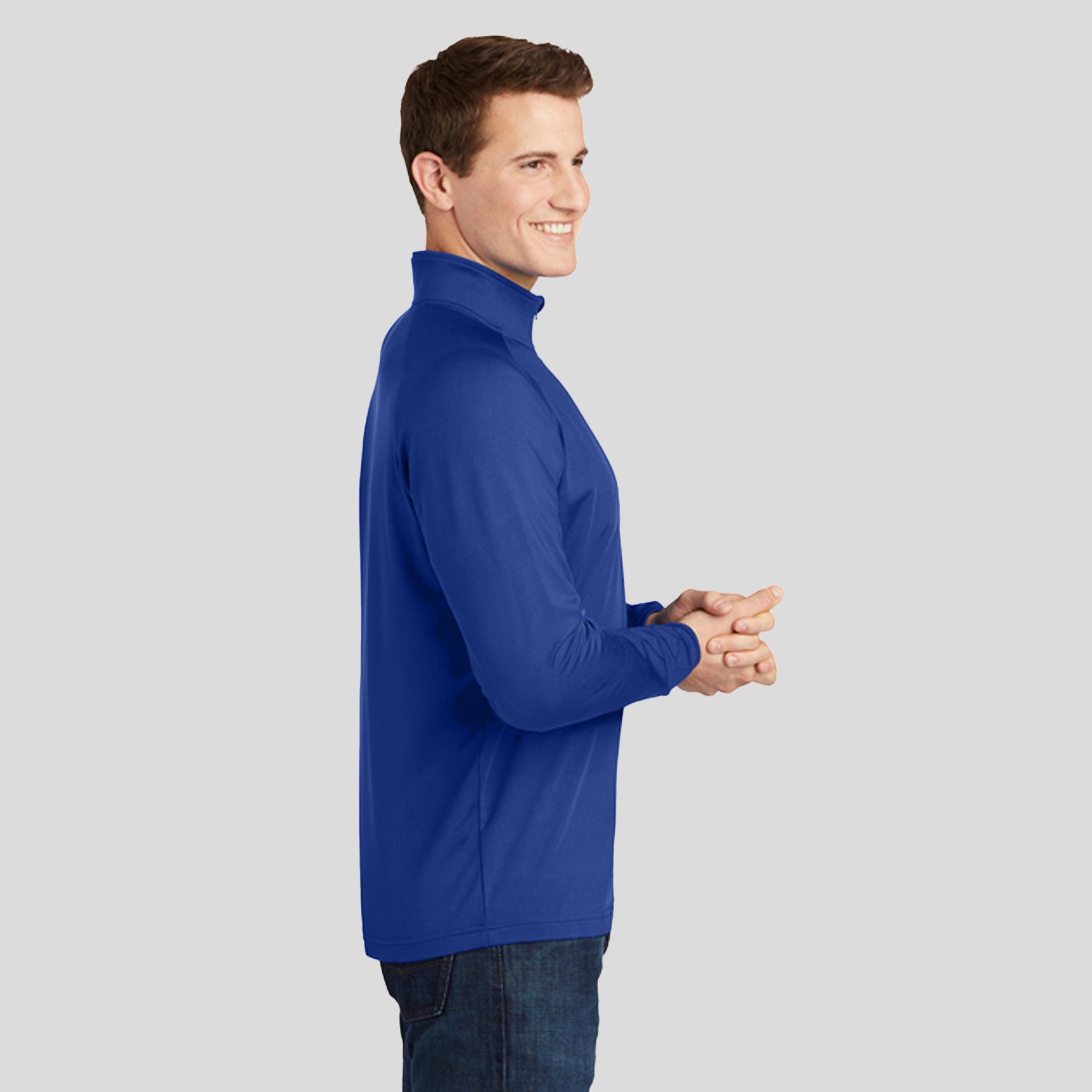Sport-Wick® Stretch 1/4-Zip Pullover | True Royal