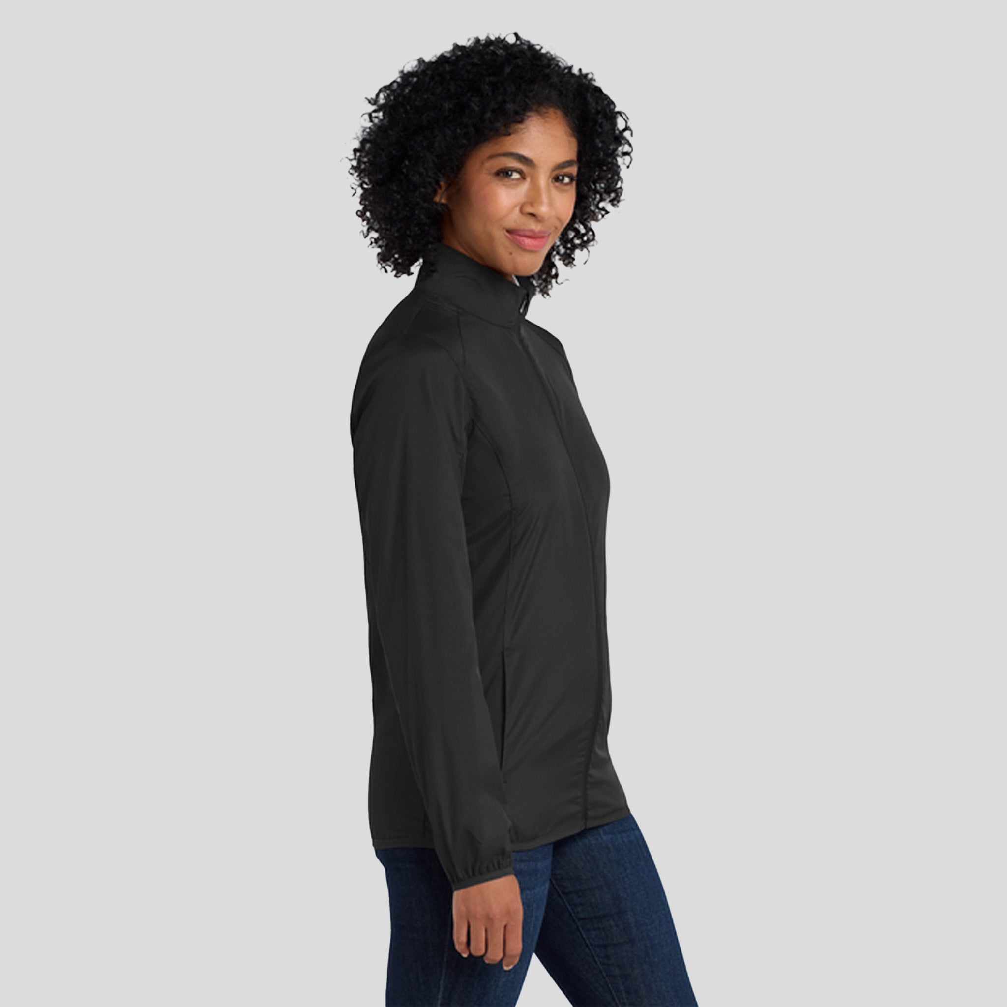 Women's Zephyr Full-Zip Jacket | Black