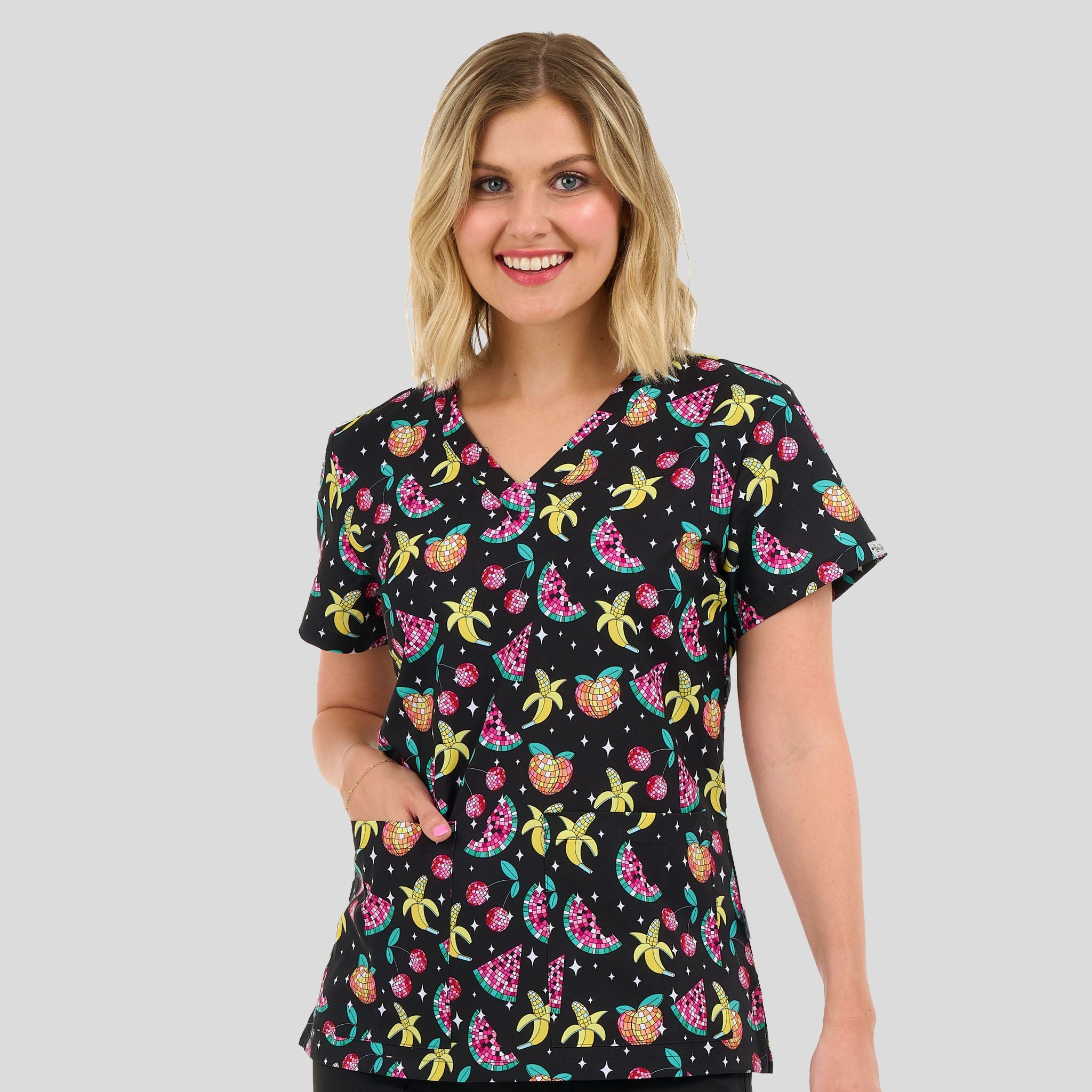 Audrey Print Top | Groovy Fruits